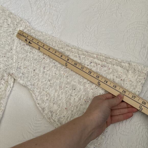 Free People Baja Babe Hooded Pullover oversized confetti coastal beach Women's S - Picture 10 of 12